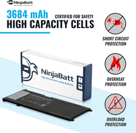 NinjaBatt internal cells and circuit board detail highlighting safety features