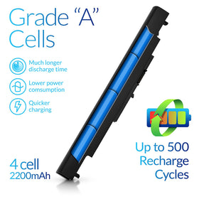 NinjaBatt internal cell layout close-up showing quality Grade A cells