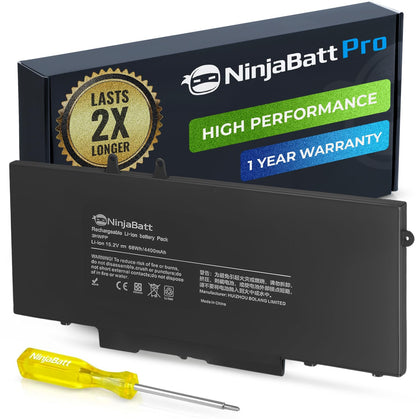 NinjaBatt front packaging showing model and capacity for quick recognition and confidence