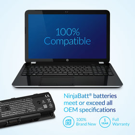 NinjaBatt HP P106 battery cells close-up reveals grade A cells