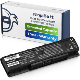 NinjaBatt HP P106 battery front view for extended unplugged use