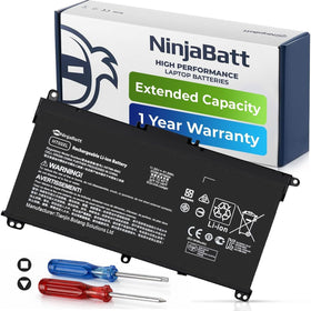 NinjaBatt HT03XL front packaging showing product and benefit of reliable replacement