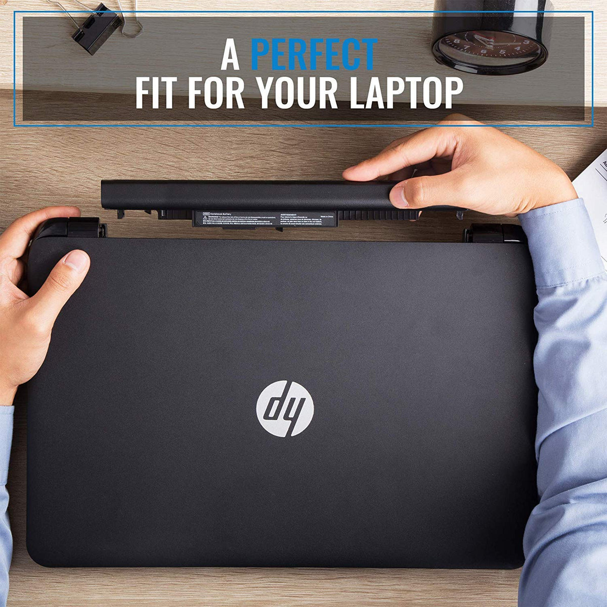 NinjaBatt Pro battery HP cell pack emphasizes premium 4‑cell design.