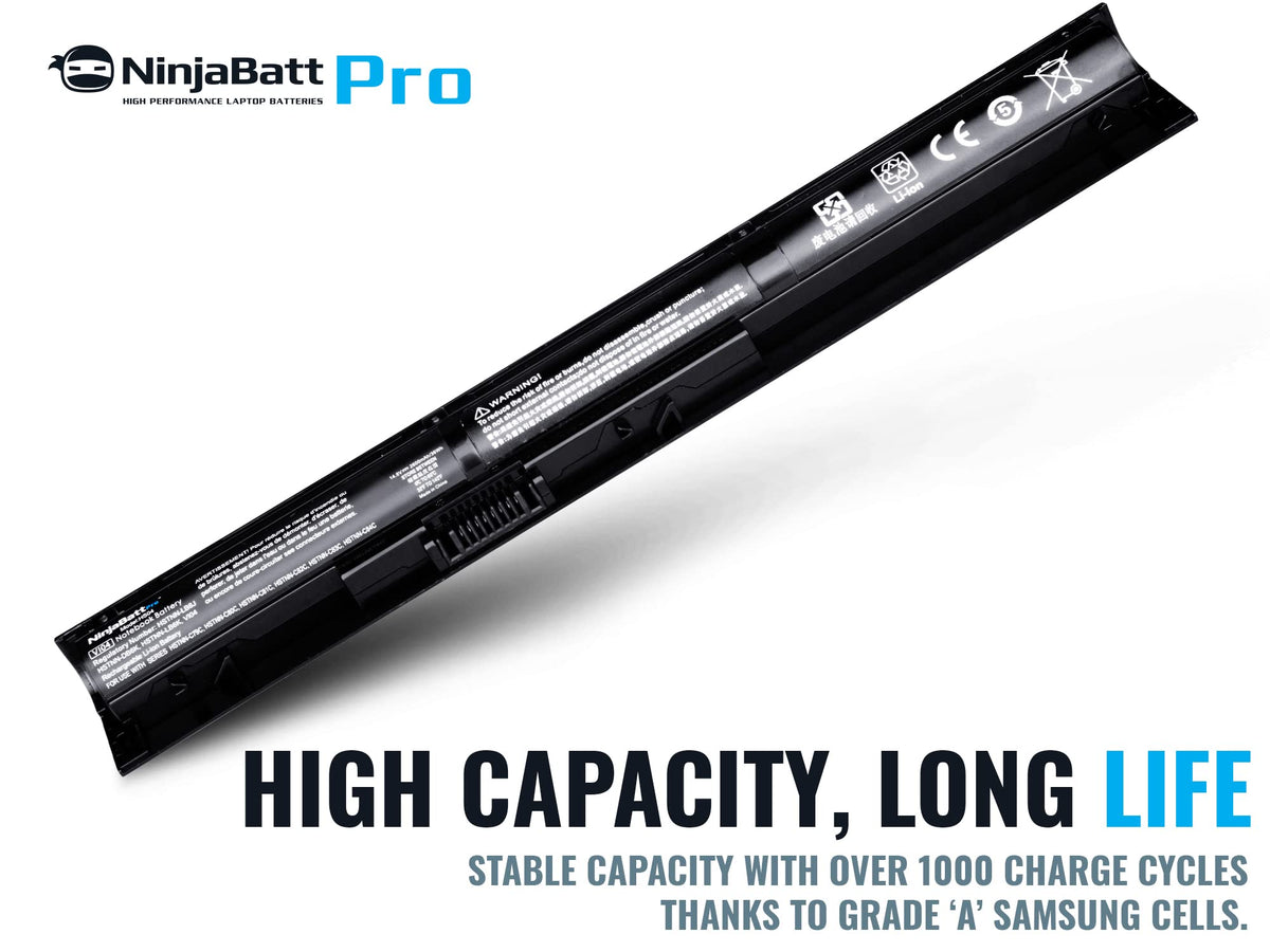 NinjaBatt Pro internal cells close-up showing premium A-grade cells for longevity