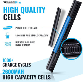 NinjaBatt Pro battery connector close-up, highlighting secure fit and contact reliability