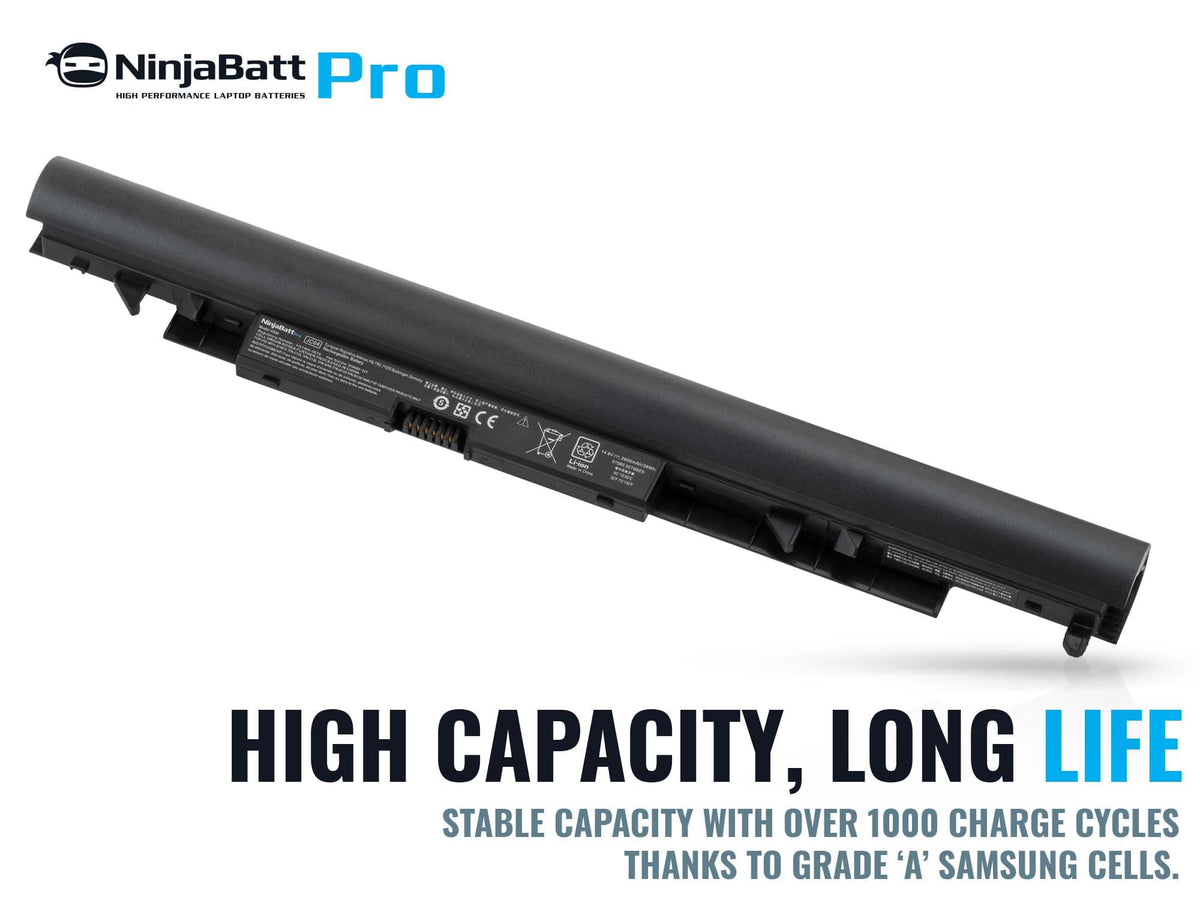 NinjaBatt Pro installed in laptop demonstrating easy drop-in swap