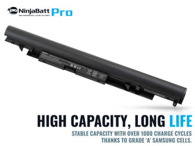 NinjaBatt Pro installed in laptop demonstrating easy drop-in swap