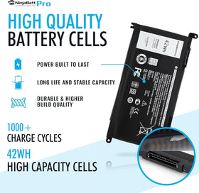 Battery assembly image highlighting grade A cells and durable build