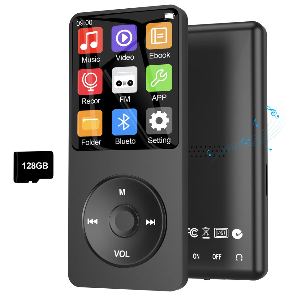 Ninsiden front view showing display and simple controls, great for quick playback