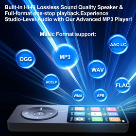 Ninsiden microSD slot and included 128GB card, expand storage up to 1TB