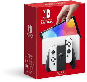 Nintendo Switch OLED 7-inch screen for vibrant handheld gaming on the go