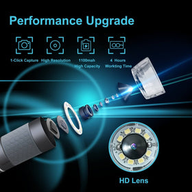 Ninyoon connected to PC via USB for reliable wired viewing and recording