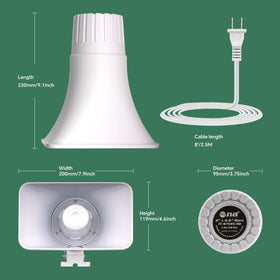 Nippon America 8ft cable enables flexible, easier installation for security setups.