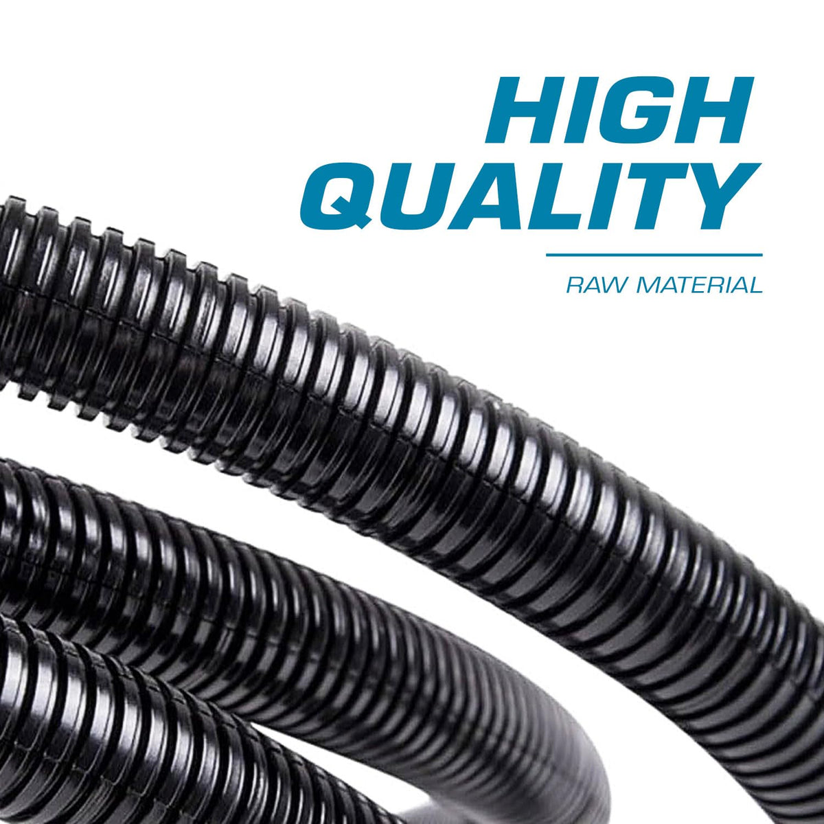 Nippon America chemical-resistant polyethylene loom for automotive and workshop cables.