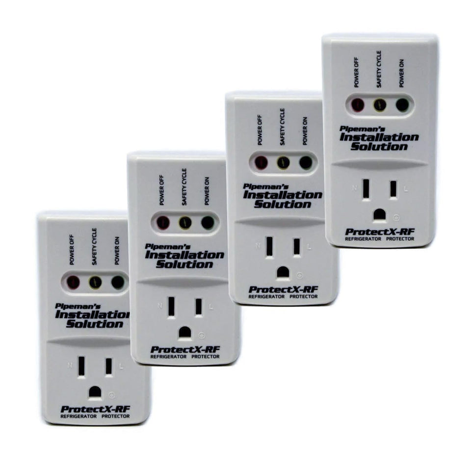 Nippon America voltage protector front view protecting refrigerators from voltage fluctuations