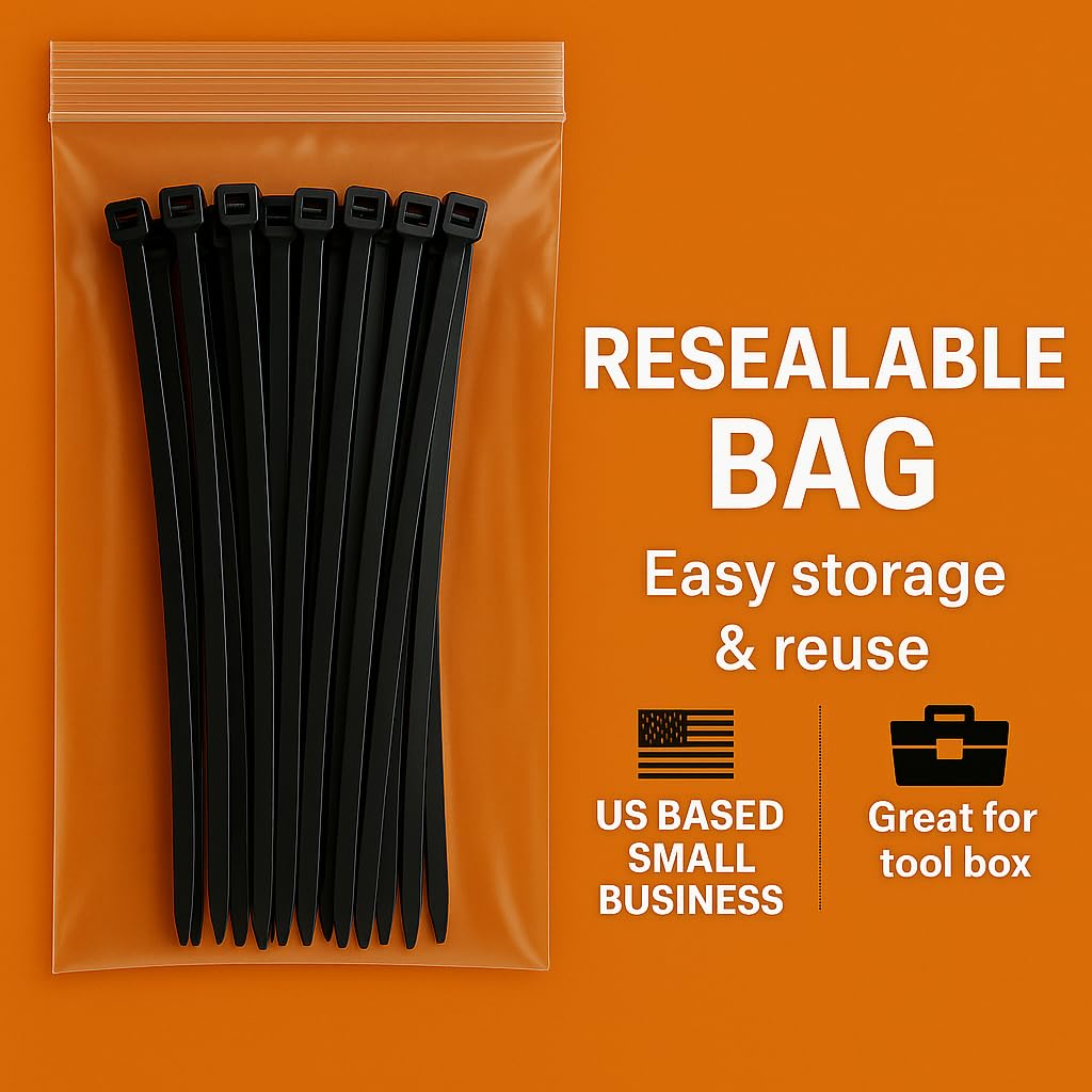 Nirah nylon PA66 14-inch ties endure tough environments.