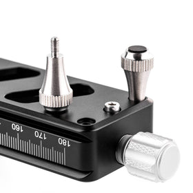 NiSi NM-200S macro rail Arca-Swiss clamp ensuring secure attachment for versatile lenses.
