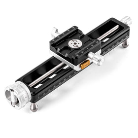 NiSi NM-200S macro rail closeup view highlighting precise focus adjustments.