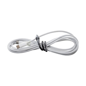 Nite Ize securing earbuds to prevent tangles while traveling