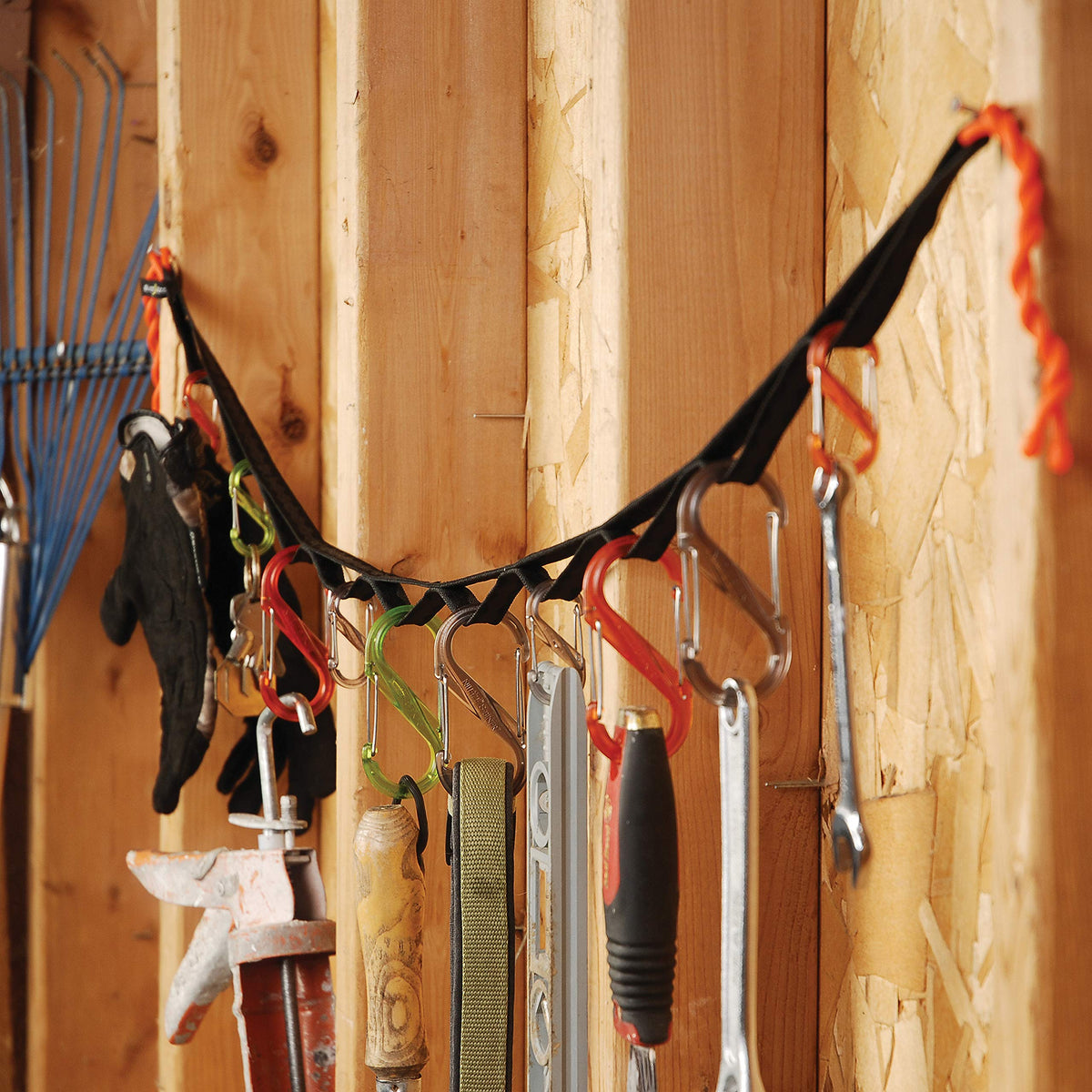 Nite Ize GearLine versatile storage for home or campsite organization.