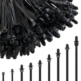 Niteguy 260Pcs push-mount cable ties organize engine-bay wiring securely