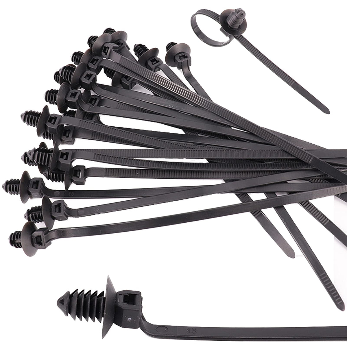Niteguy cable bundle secured with tie for clean harness and vibration resistance