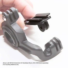 NiteRider adapter closeup of connection detail highlighting precise fit and durability