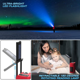 Nitigo ultra-bright LED flashlight illuminating a path for improved safety