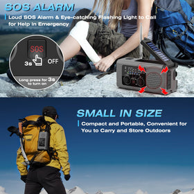 Nitigo USB output charging a smartphone to maintain communication