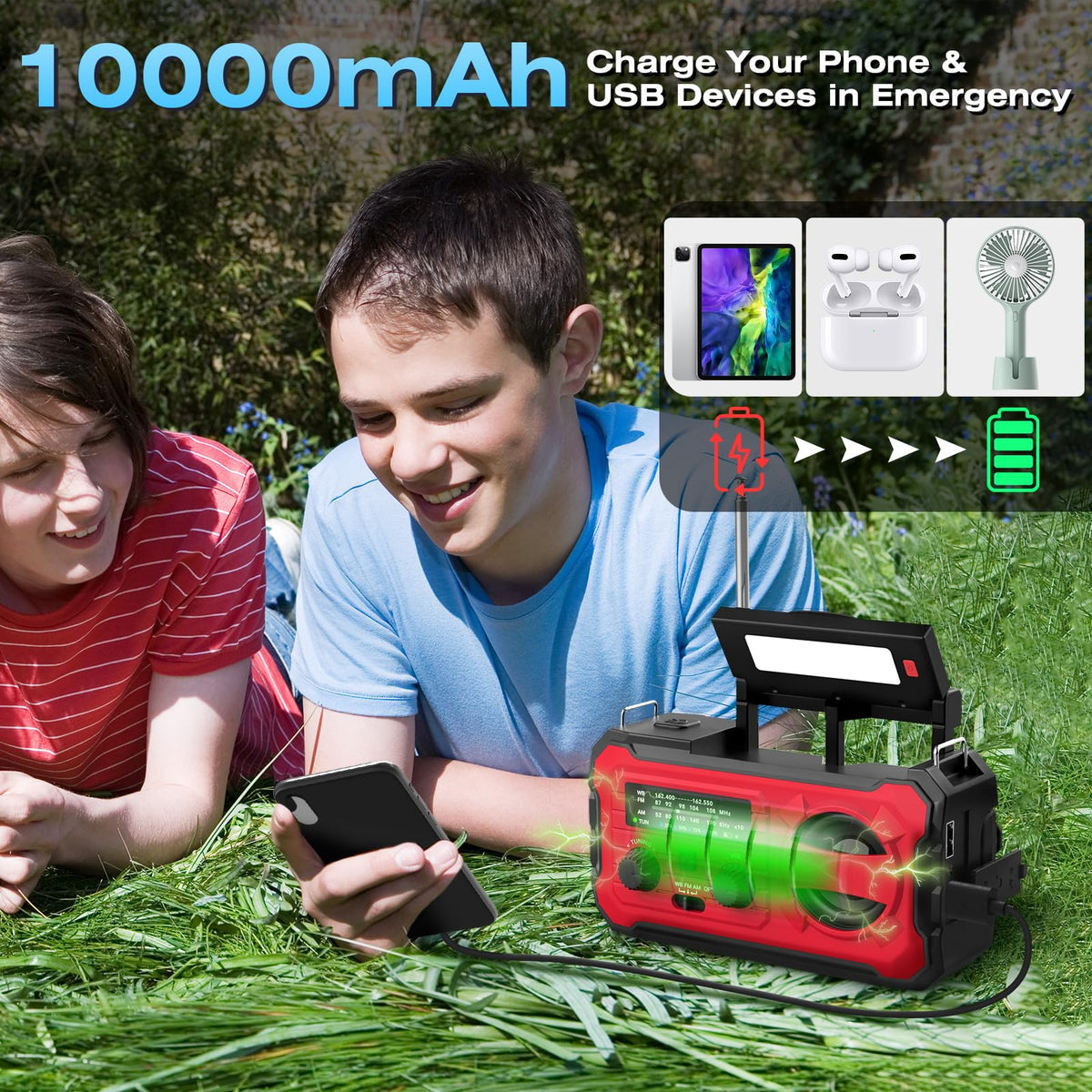 Nitigo solar panel close-up capturing sunlight charging for extended off-grid benefit
