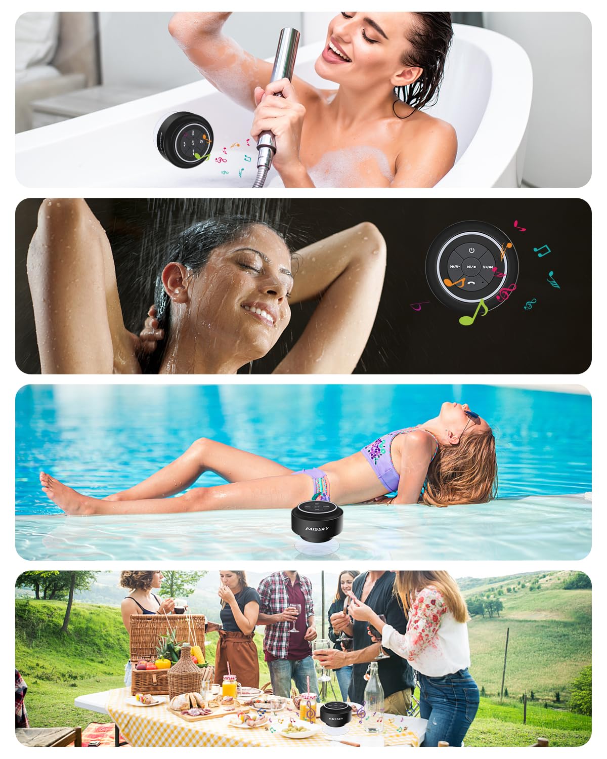 NITMTYOU speaker in an elegant gift box, ready-to-gift waterproof audio solution