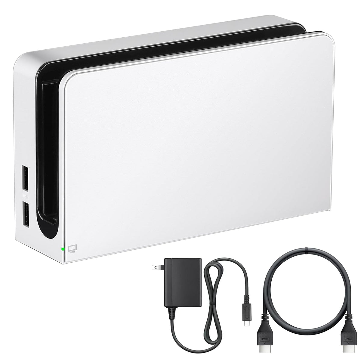 Niubixx dock front view showing ports and stable base for easy connection