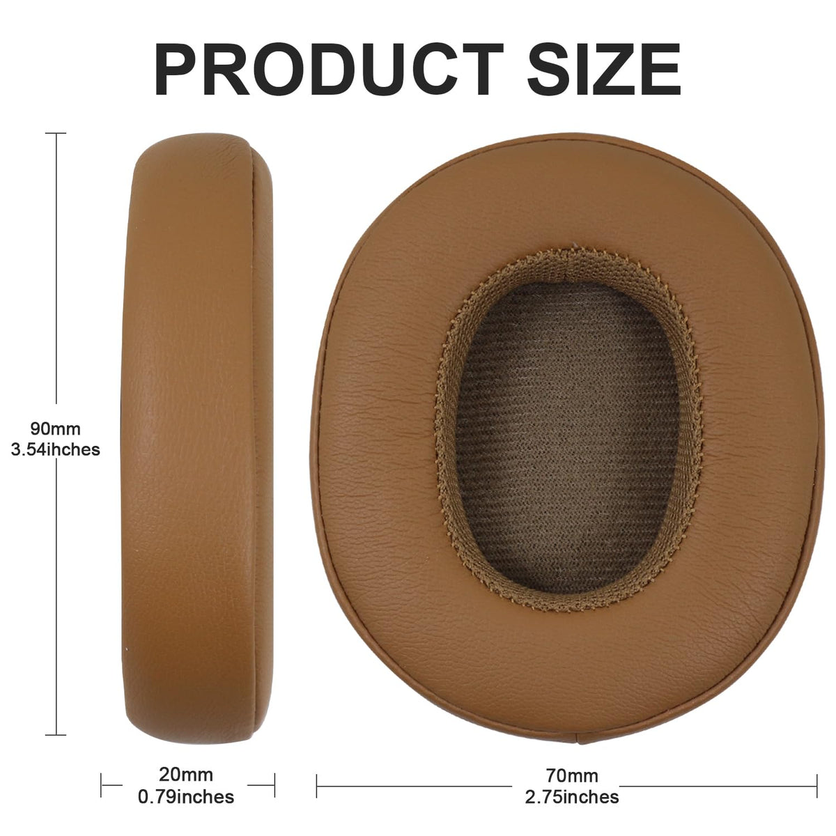 Niukeke Skullcandy ear pads durable materials close-up for daily use.