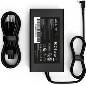 Nivjuky 135W laptop charger front view, ready for quick setups and reliable power