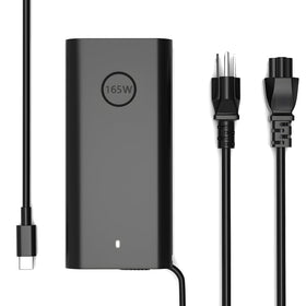 Nivjuky 165W charger front profile showing compact GaN design and port, ideal for travel