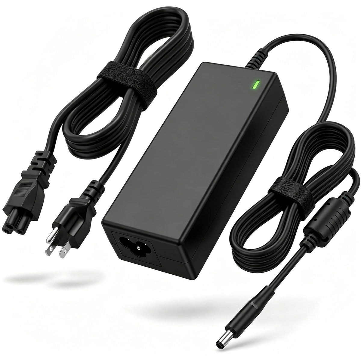 Nivjuky 65W Dell charger front view showing compact design and reliable power