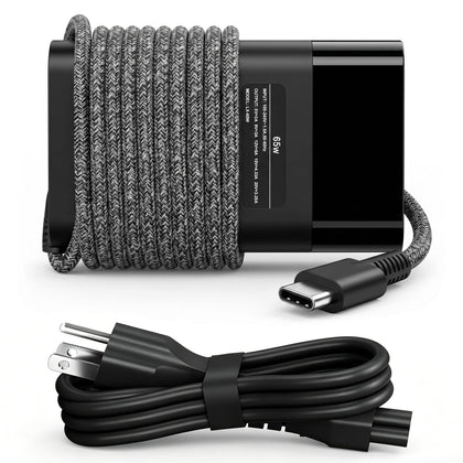 Nivjuky 65W OmniBook charger front view for fast, portable charging.