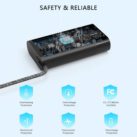 Nivjuky charger on desk delivering stable power during work.