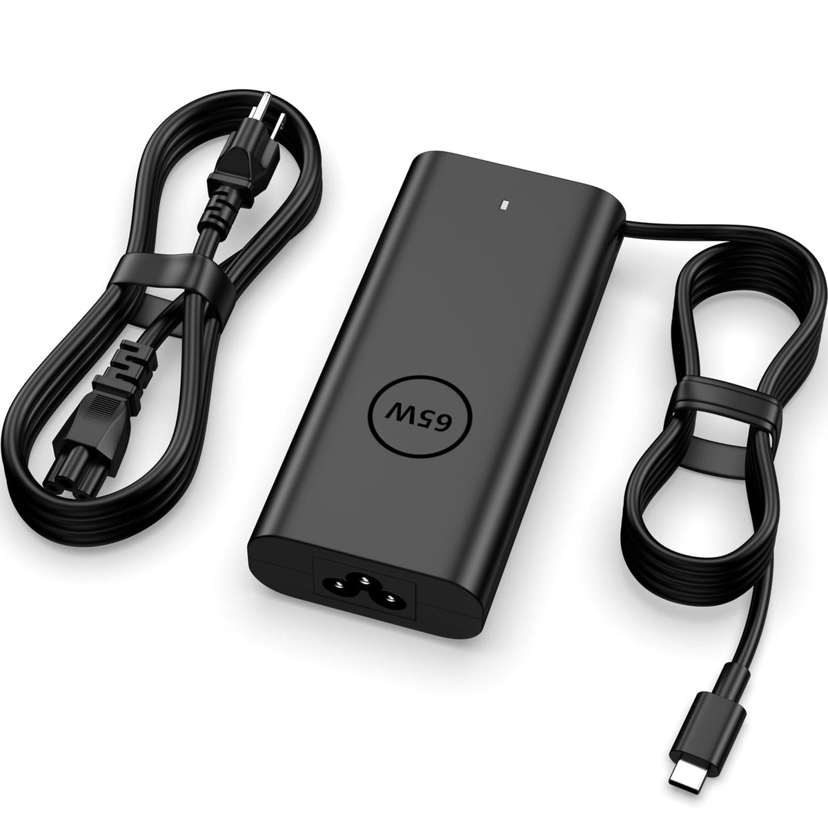 Nivjuky front view of adapter showing USB‑C port and compact shape for travel