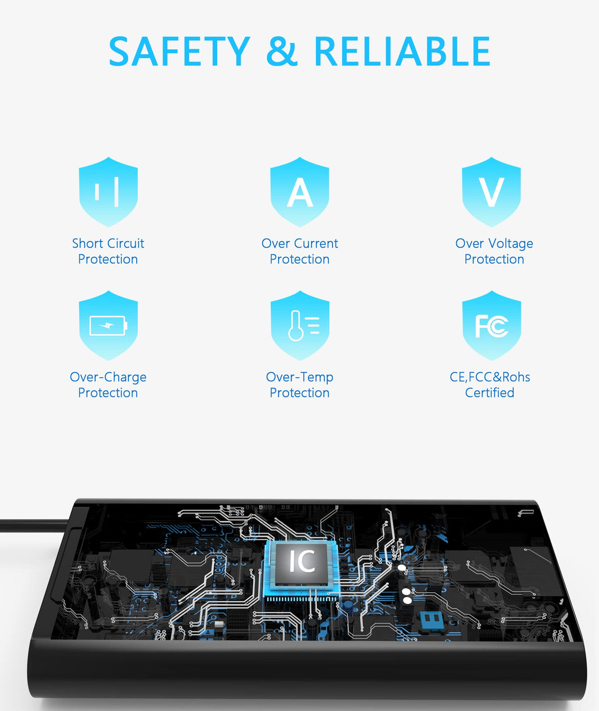 Nivjuky packaging with included adapter emphasizes complete package for quick setup.