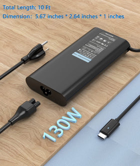 Nivjuky USB-C charger in use beside a laptop demonstrates plug-and-play compatibility.