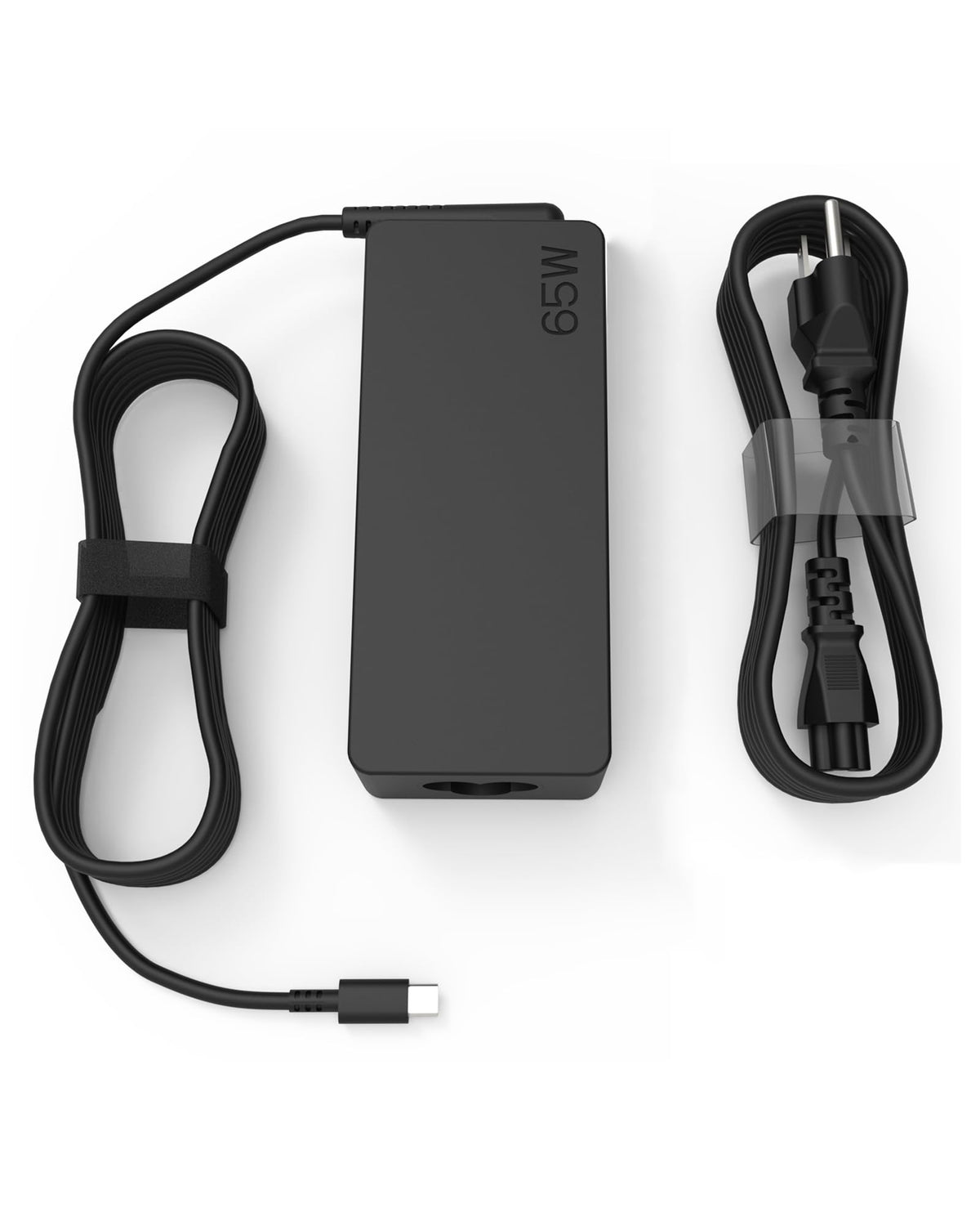 Njiwpnzo 65W USB-C charger close-up for travel-ready power