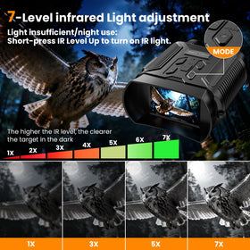 NKBZEB Night Vision Goggles rechargeable battery for hours of night viewing