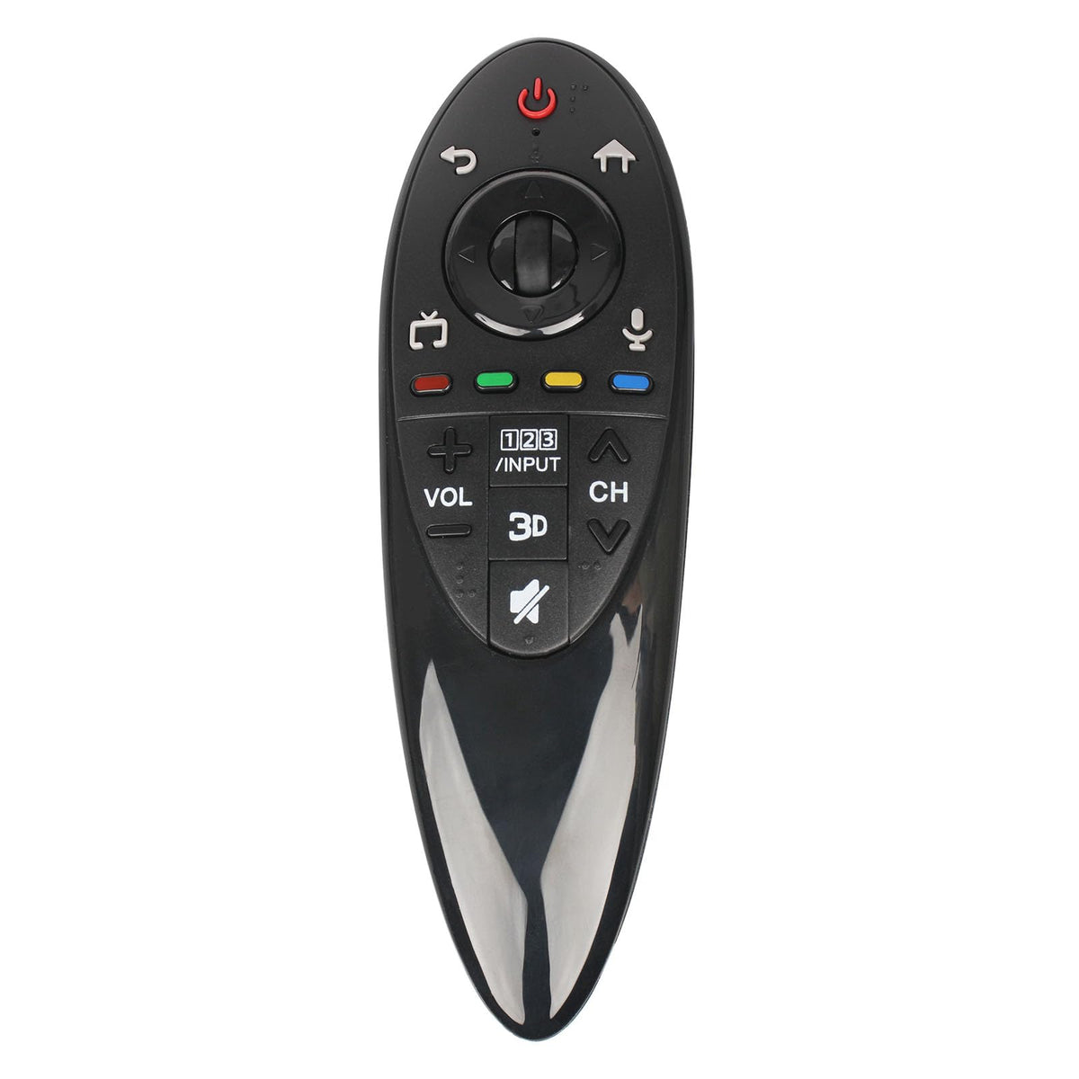 NKF AN-MR500G remote front view for LG TV with easy navigation