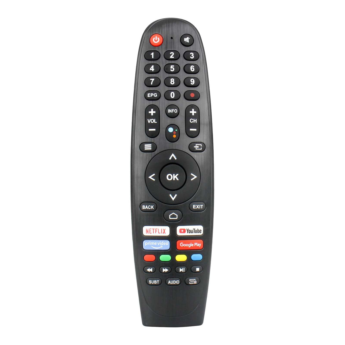 NKF front view showing full remote and easy-access buttons benefit