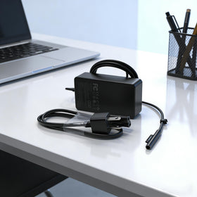 NLILITONG charger in use with a Surface Pro illustrating steady power delivery