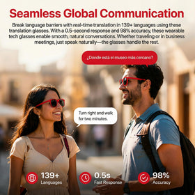 Nllosa smart glasses ENC and clear calls for outdoor communication
