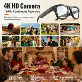 Nllosa Smart Glasses with ENC for clear hands-free calls in noisy environments