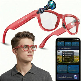 Nllosa Smart Glasses with open-ear audio for hands-free listening and surrounding awareness