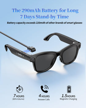 Nllosa smart glasses ideal for travel and work scenarios